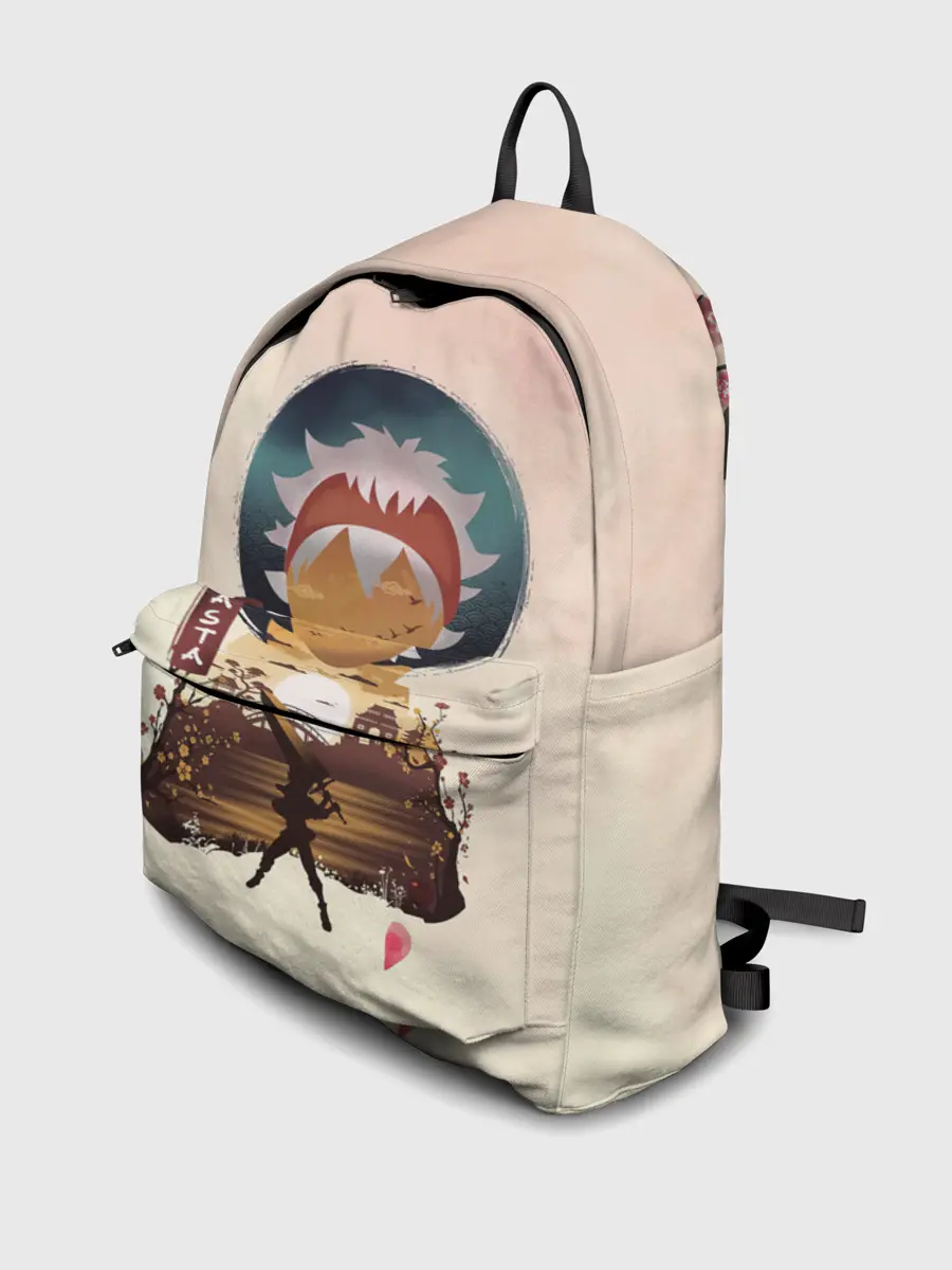 Рюкзак джинсовый / АСТА сакура | Black Clover