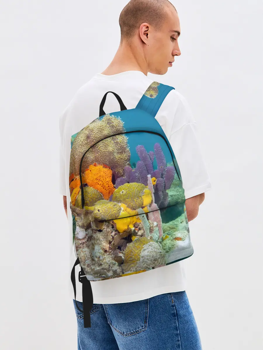 Рюкзак джинсовый / Морской мир