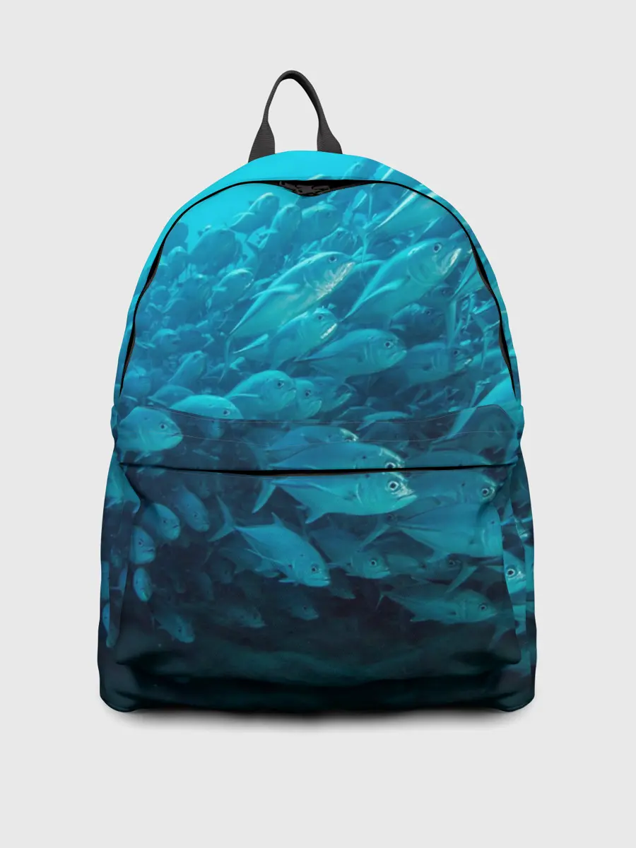 Рюкзак джинсовый / Морской мир