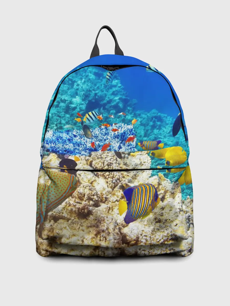 Рюкзак джинсовый / Морской мир