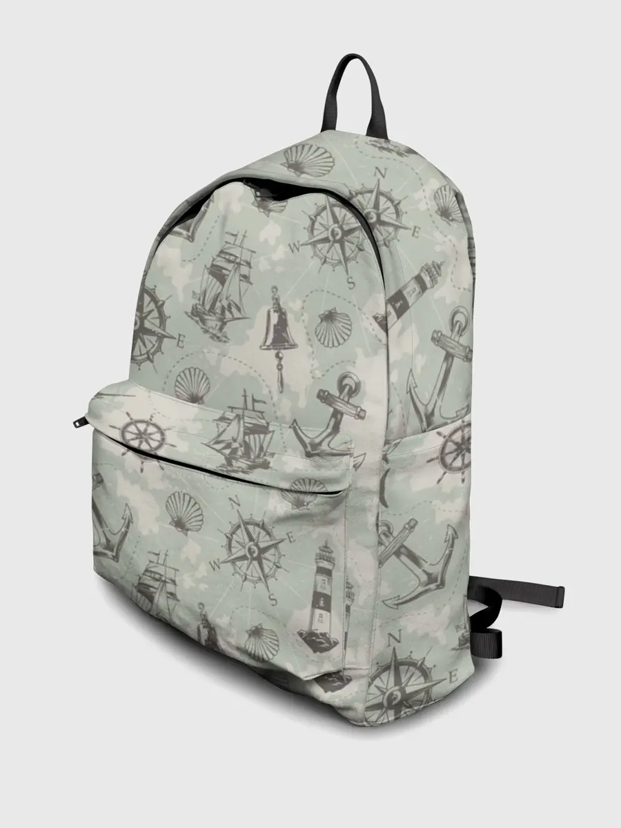 Рюкзак джинсовый / Морская карта