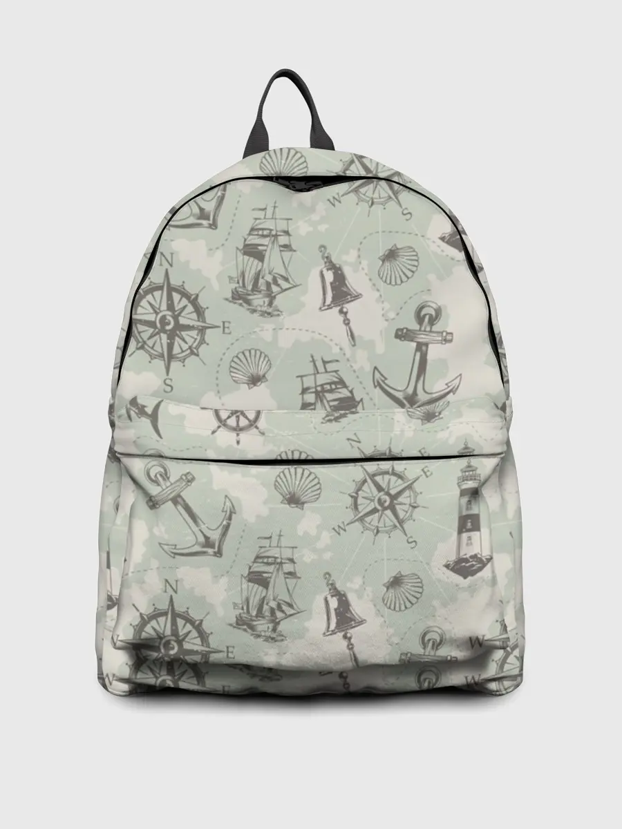 Рюкзак джинсовый / Морская карта