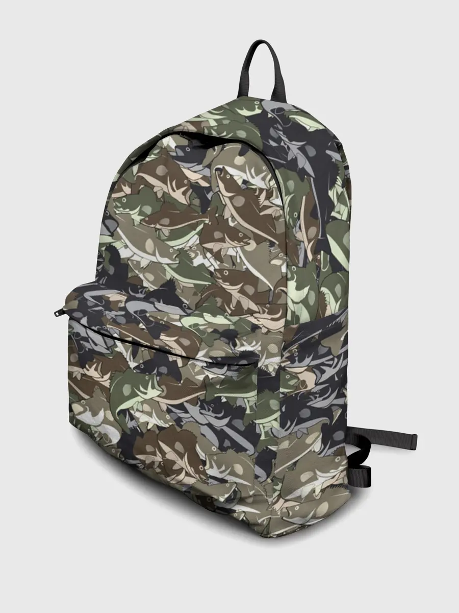 Рюкзак джинсовый / Камуфляж для рыбака