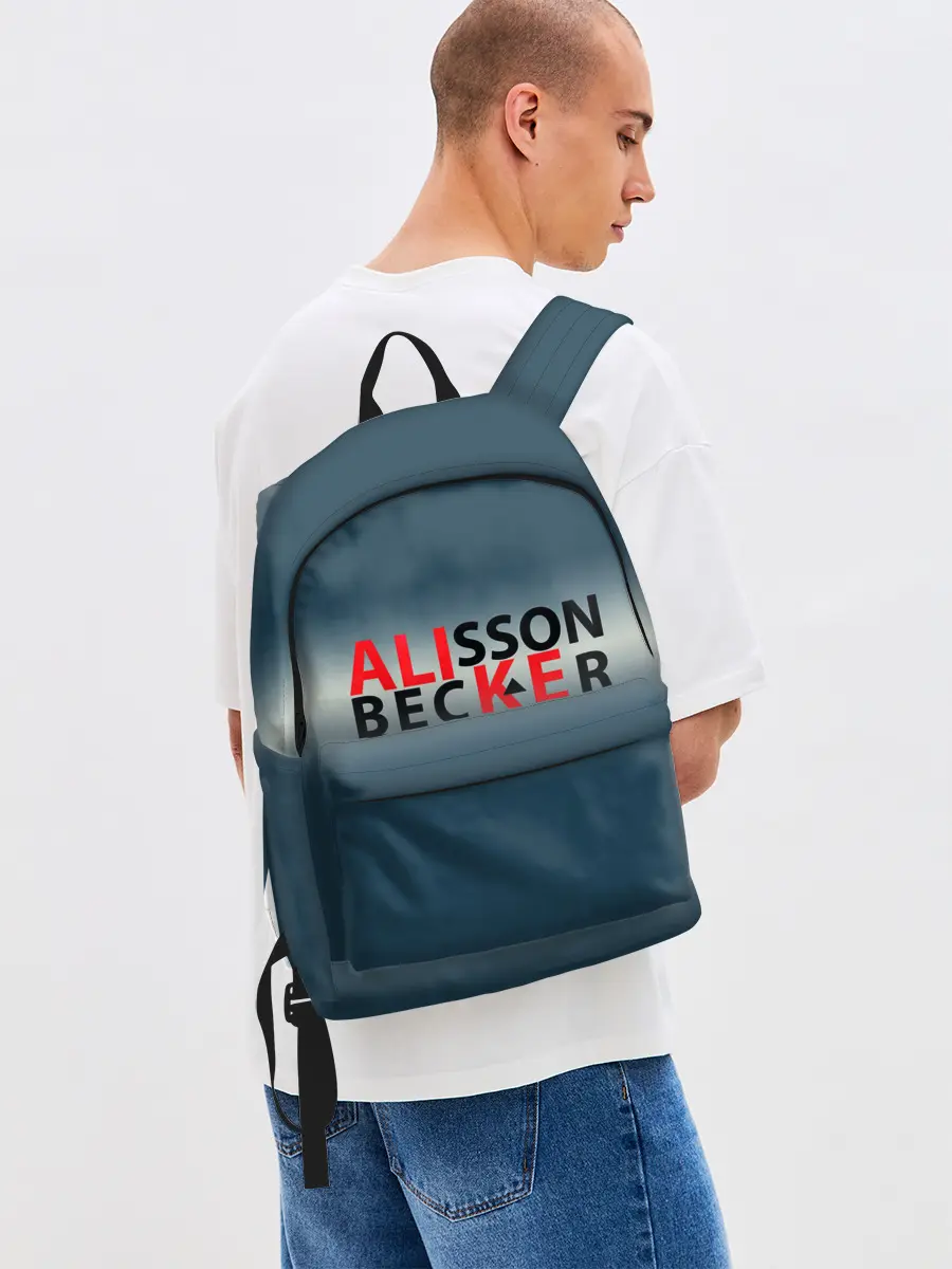 Рюкзак джинсовый / Крутой футбол. Алиссон