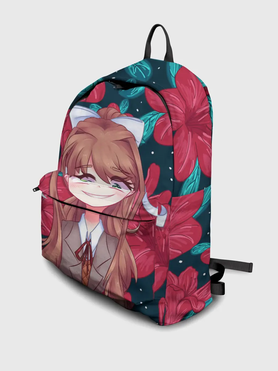 Рюкзак джинсовый / Моника в цветах