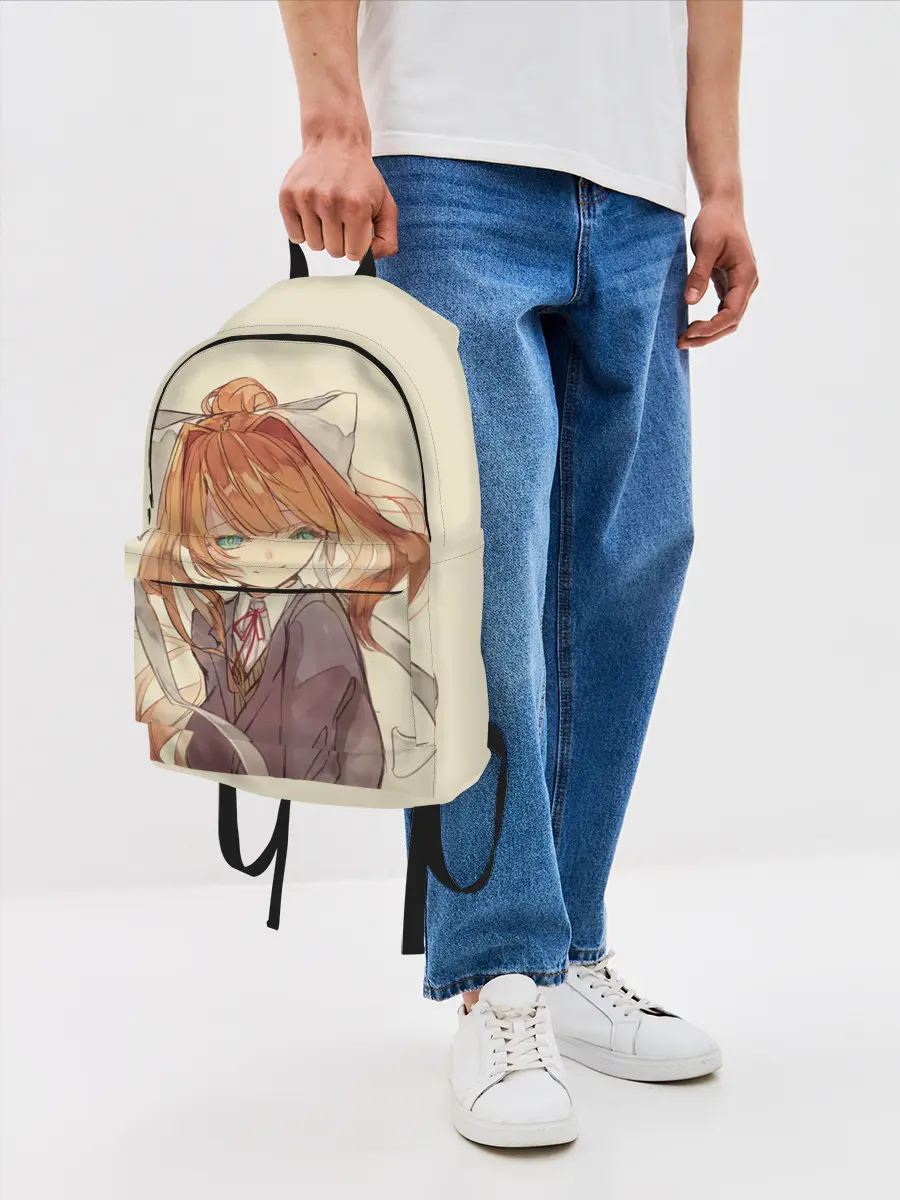 Рюкзак джинсовый / Нарисованная Моника