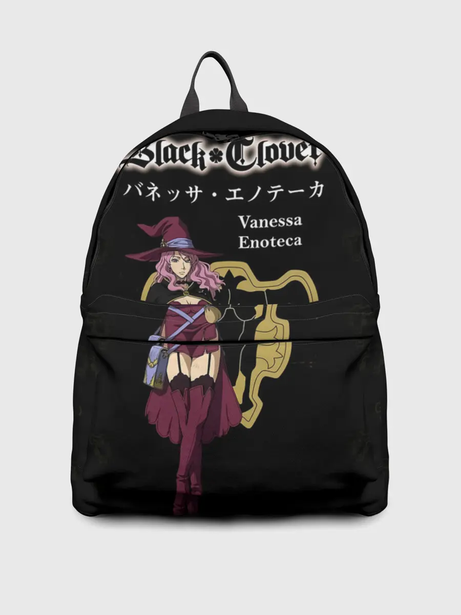 Рюкзак джинсовый / Ванесса Энотека | Черный Клевер