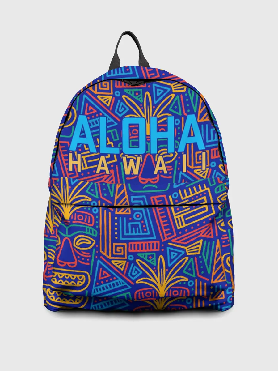 Рюкзак джинсовый / ALOHA HAWAII | АЛОХА ГАВАЙИ