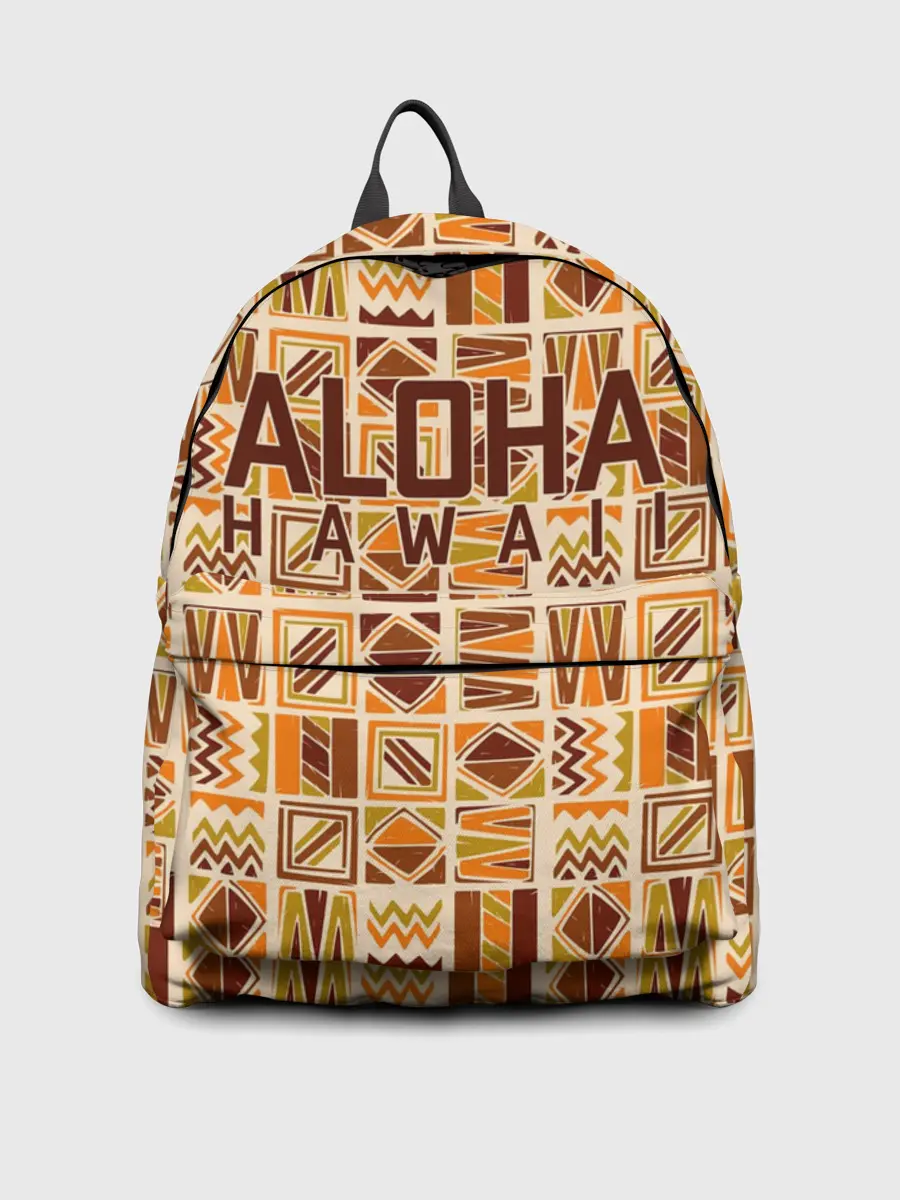 Рюкзак джинсовый / АЛОХА ГАВАЙИ, ALOHA, SUMMER