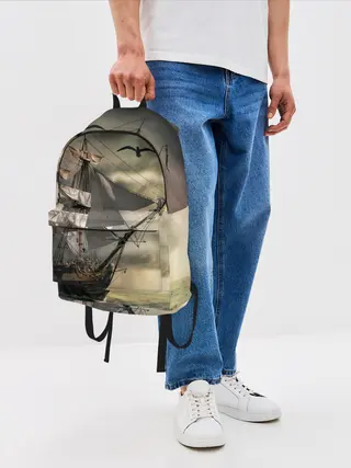 Рюкзак джинсовый / Парусник