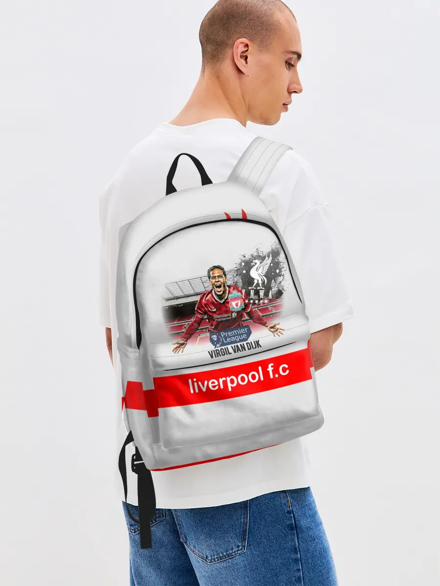 Рюкзак джинсовый / Вирджил ван Дейк YNWA