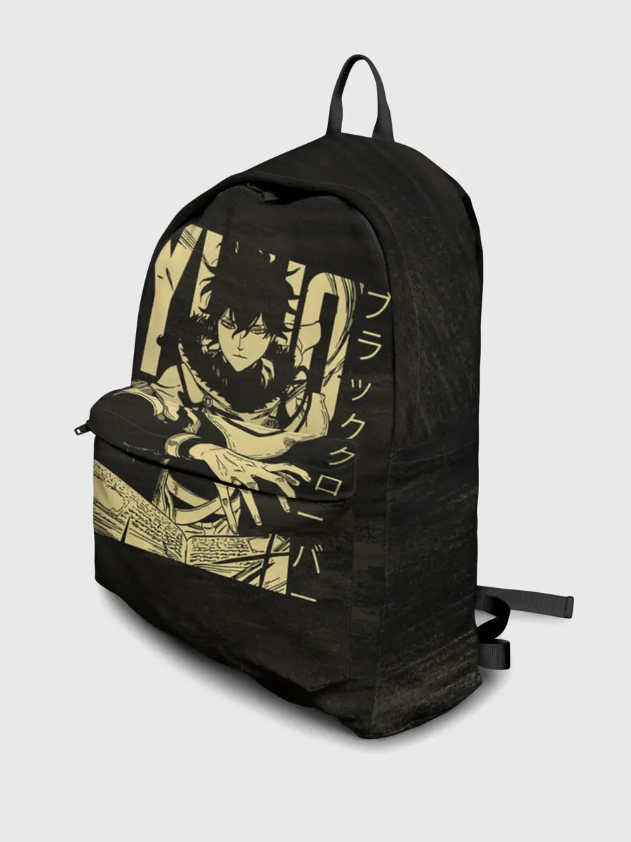 Рюкзак джинсовый / Юно | Черный Клевер