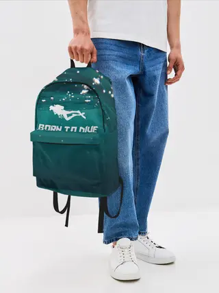 Рюкзак джинсовый / дайвинг