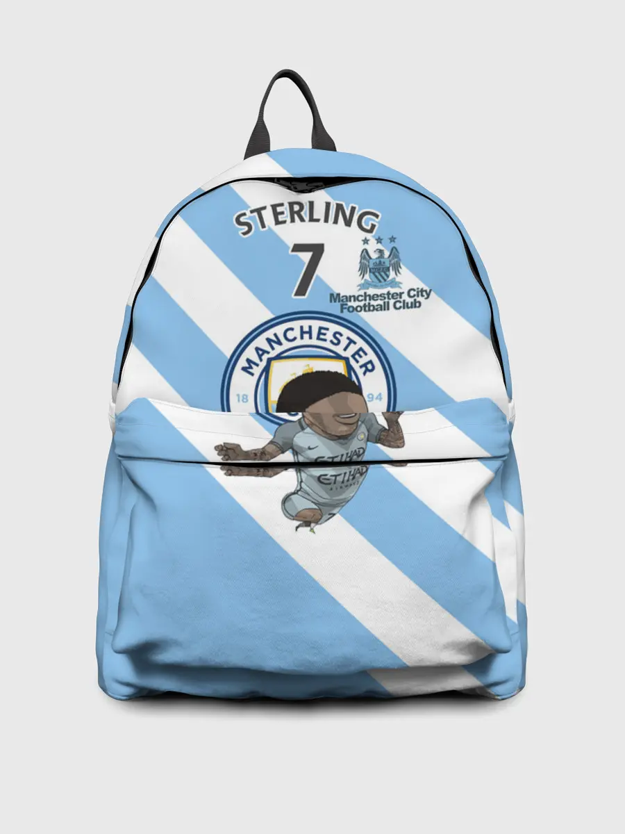 Рюкзак джинсовый / Рахим Стерлинг МанСити