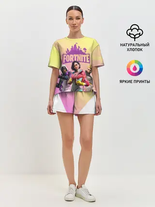 Женская пижама с шортами / Fortnite Squad