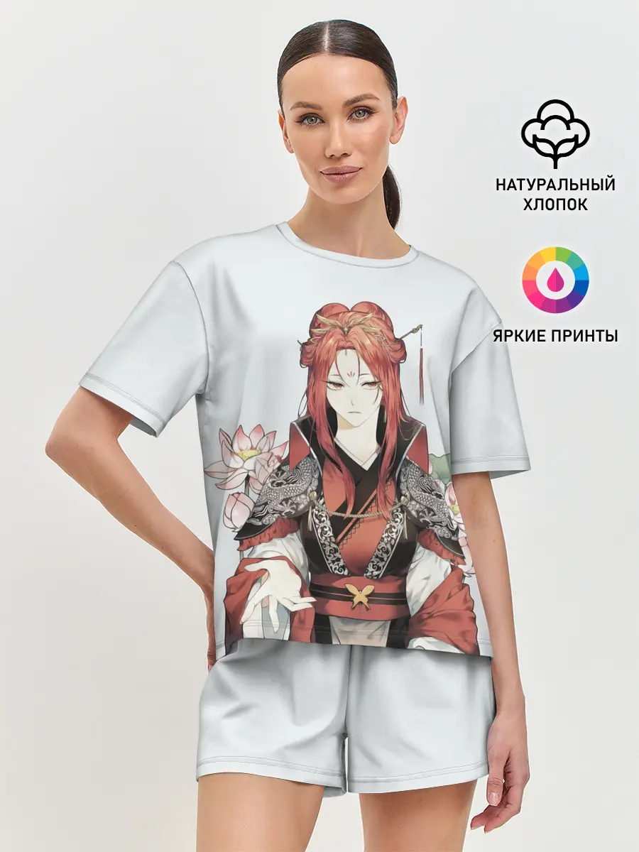 Женская пижама с шортами / Хон Лион Облачный цветок