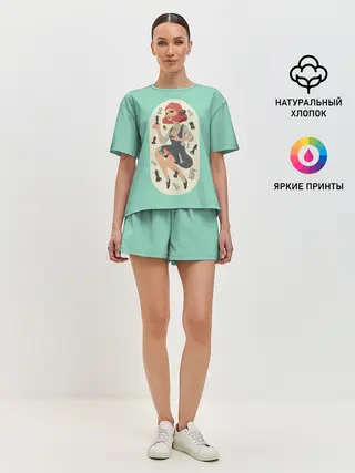 Женская пижама с шортами / Элизабет Хармон