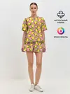 Женская пижама с шортами / Лимоны паттерн