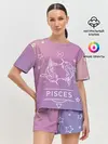 Женская пижама с шортами / Знак Рыбы