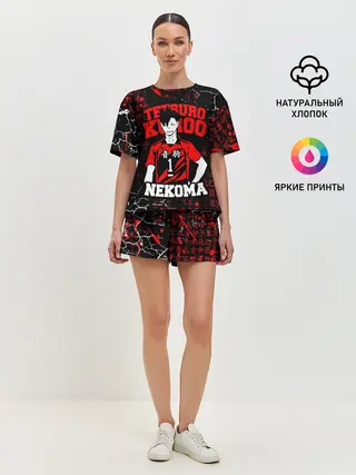 Женская пижама с шортами / КУРОО ТЕЦУРО / TETSURO