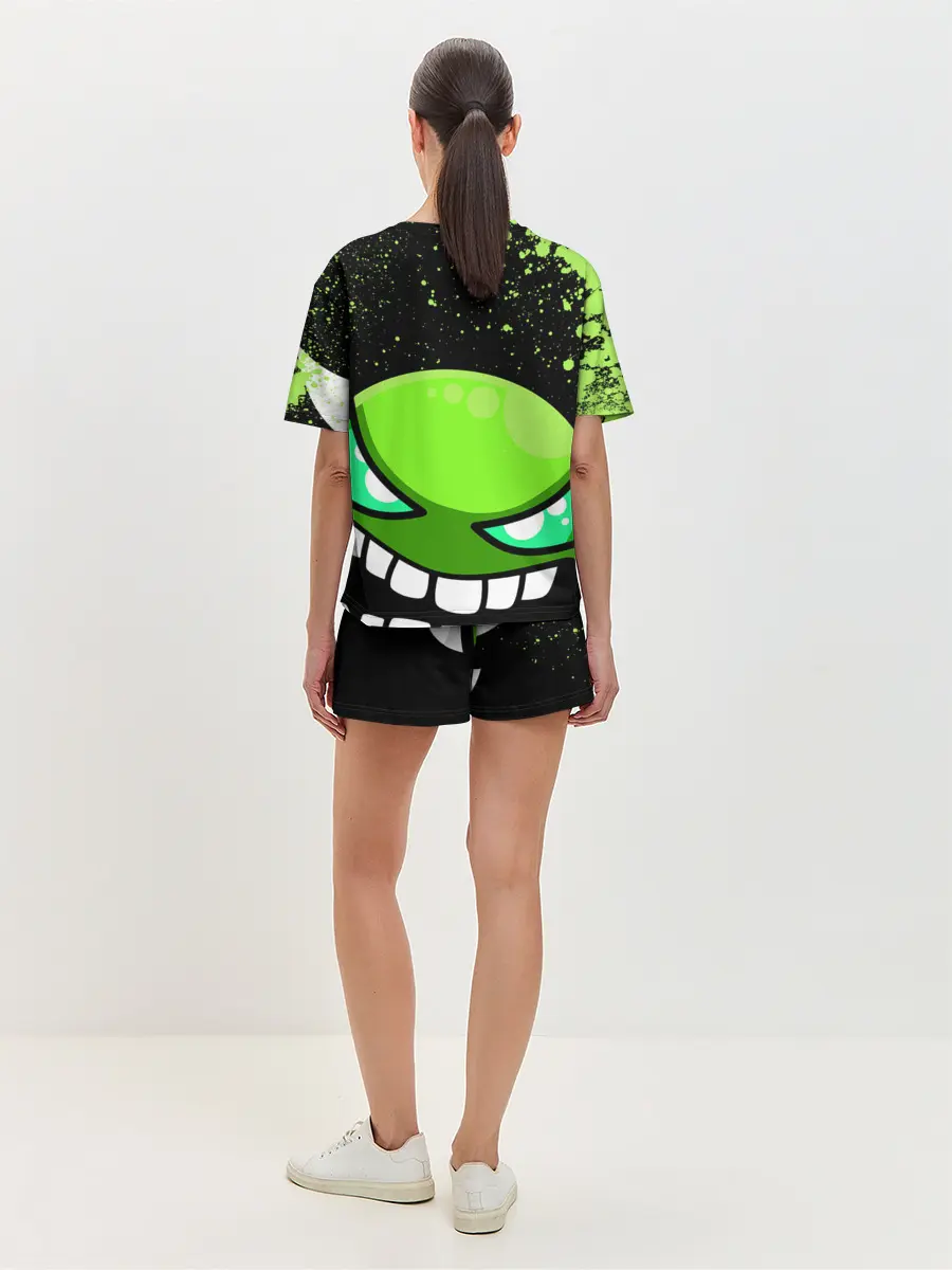 Женская пижама с шортами / Geometry Dash