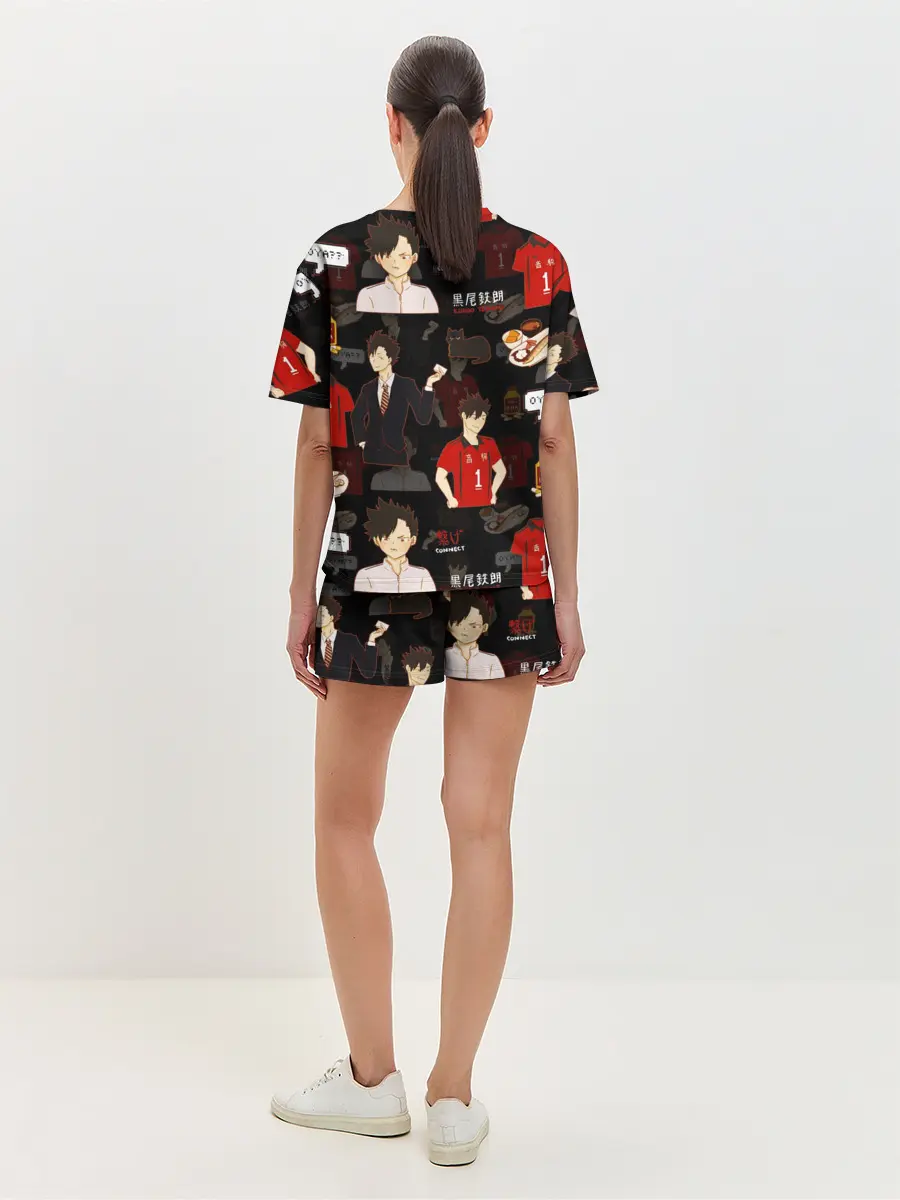 Женская пижама с шортами / КУРОО ТЕЦУРО / TETSURO