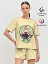 Женская пижама с шортами / Королева на троне