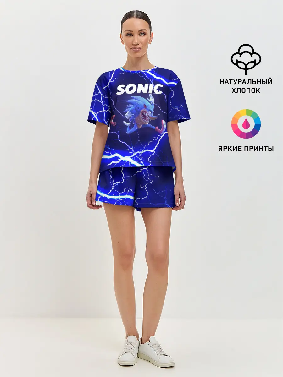 Женская пижама с шортами / SONIC | СОНИК