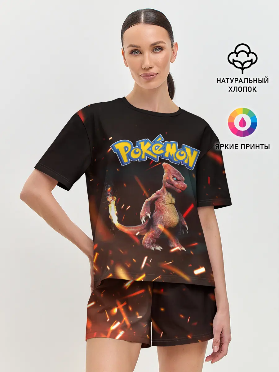 Женская пижама с шортами / Charizard | Pokemon