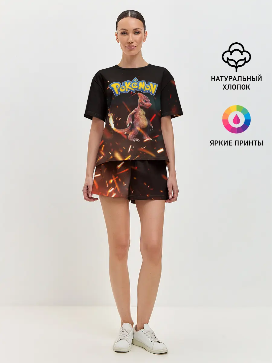 Женская пижама с шортами / Charizard | Pokemon