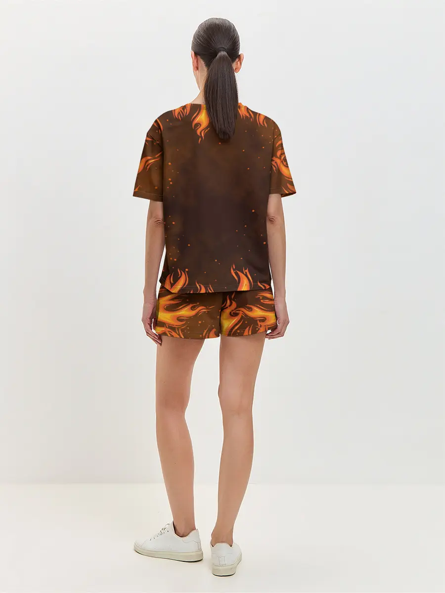 Женская пижама с шортами / Haikyu | Волейбол