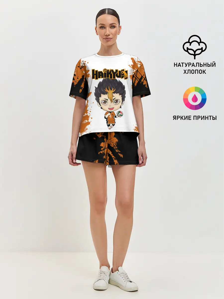 Женская пижама с шортами / Юу Нишиноя | Nishinoya Yu