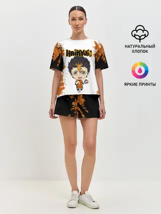 Женская пижама с шортами / Юу Нишиноя | Nishinoya Yu