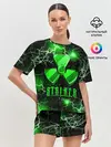 Женская пижама с шортами / S.T.A.L.K.E.R. NEON МОЛНИЯ