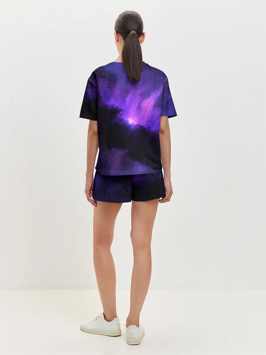 Женская пижама с шортами / Пикачу прыжок в молниях