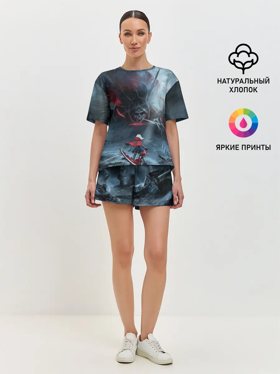 Женская пижама с шортами / Ай | Хранительница могил