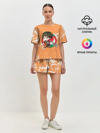 Женская пижама с шортами / Yamaguchi Tadashi | Haikyu | Волейбол
