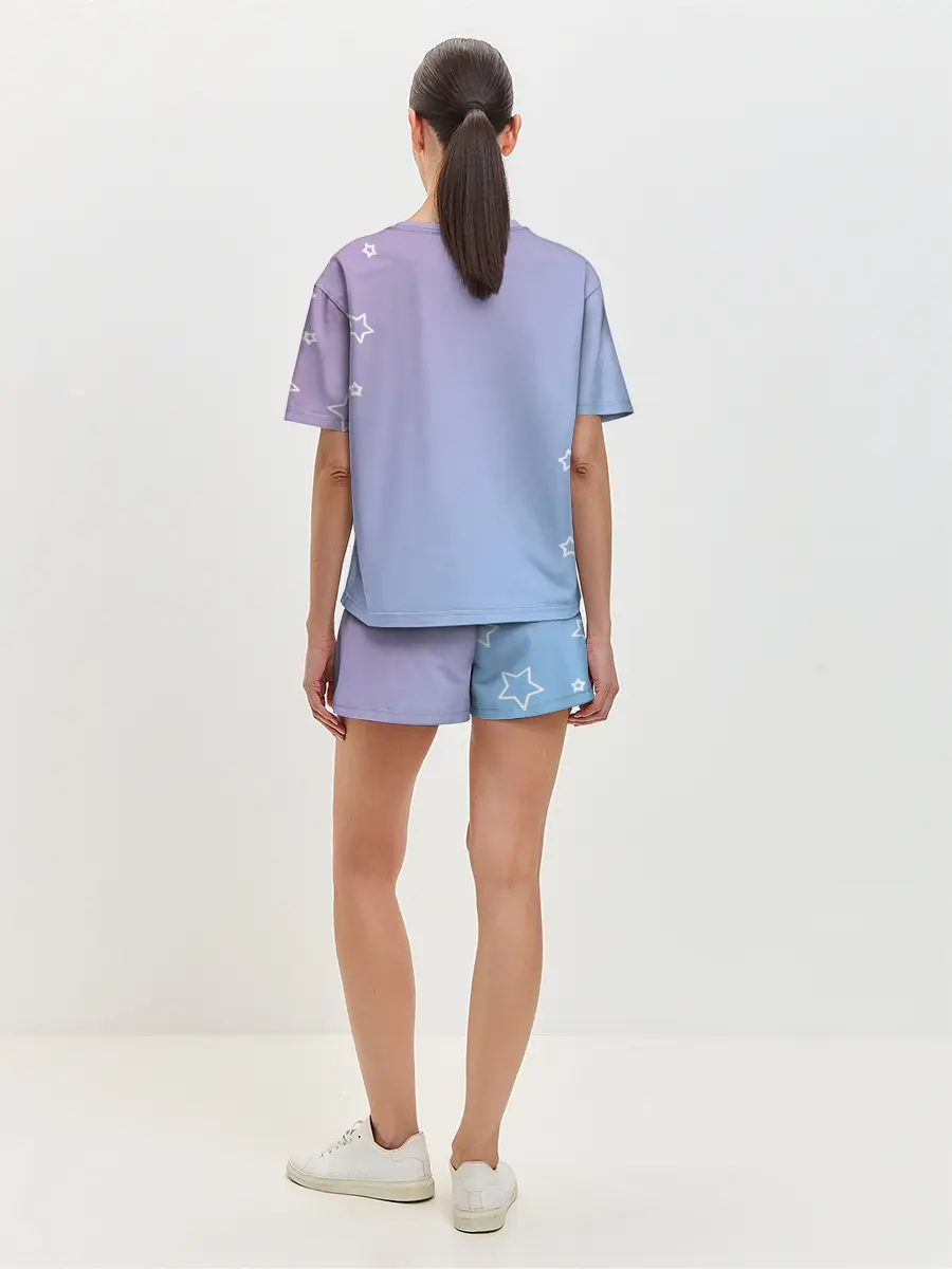 Женская пижама с шортами / Знак Водолей