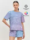 Женская пижама с шортами / Знак Водолей