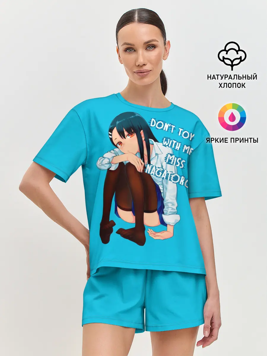 Женская пижама с шортами / Скучающая Нагаторо