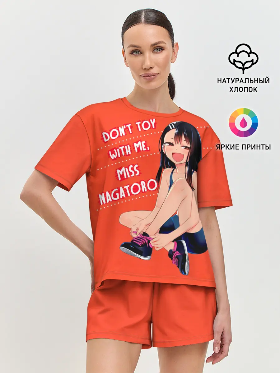Женская пижама с шортами / Не Издевайся Нагаторо