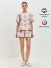 Женская пижама с шортами / Слоники