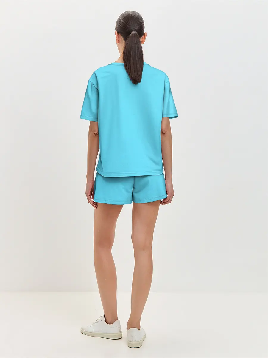 Женская пижама с шортами / ПОП ИТ СЛЕД НОГИ