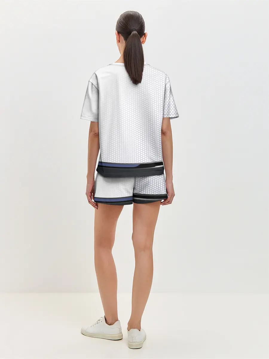 Женская пижама с шортами / Абстракт