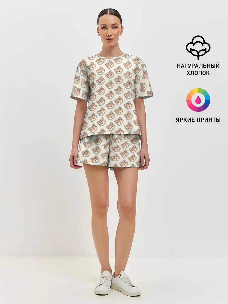 Женская пижама с шортами / Тарумару