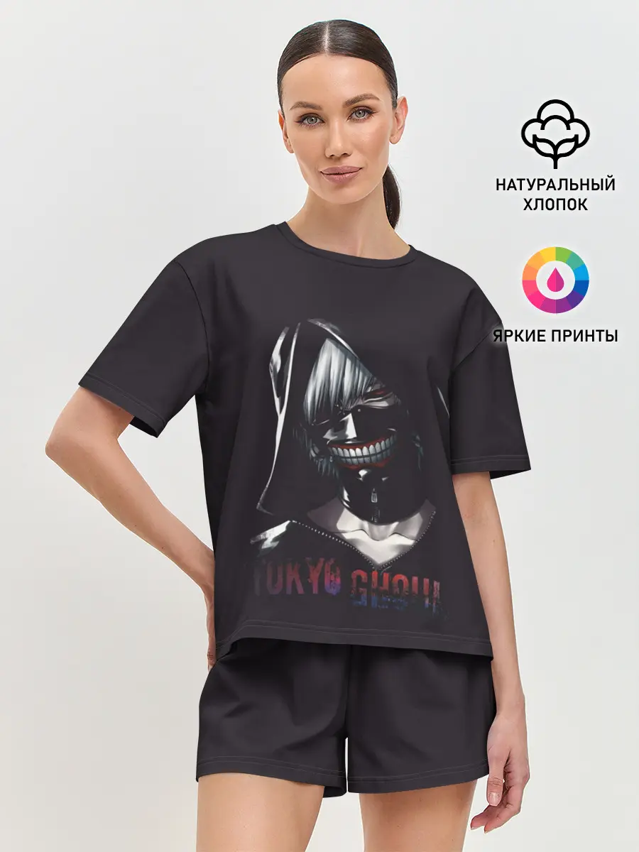 Женская пижама с шортами / Токийский Гуль