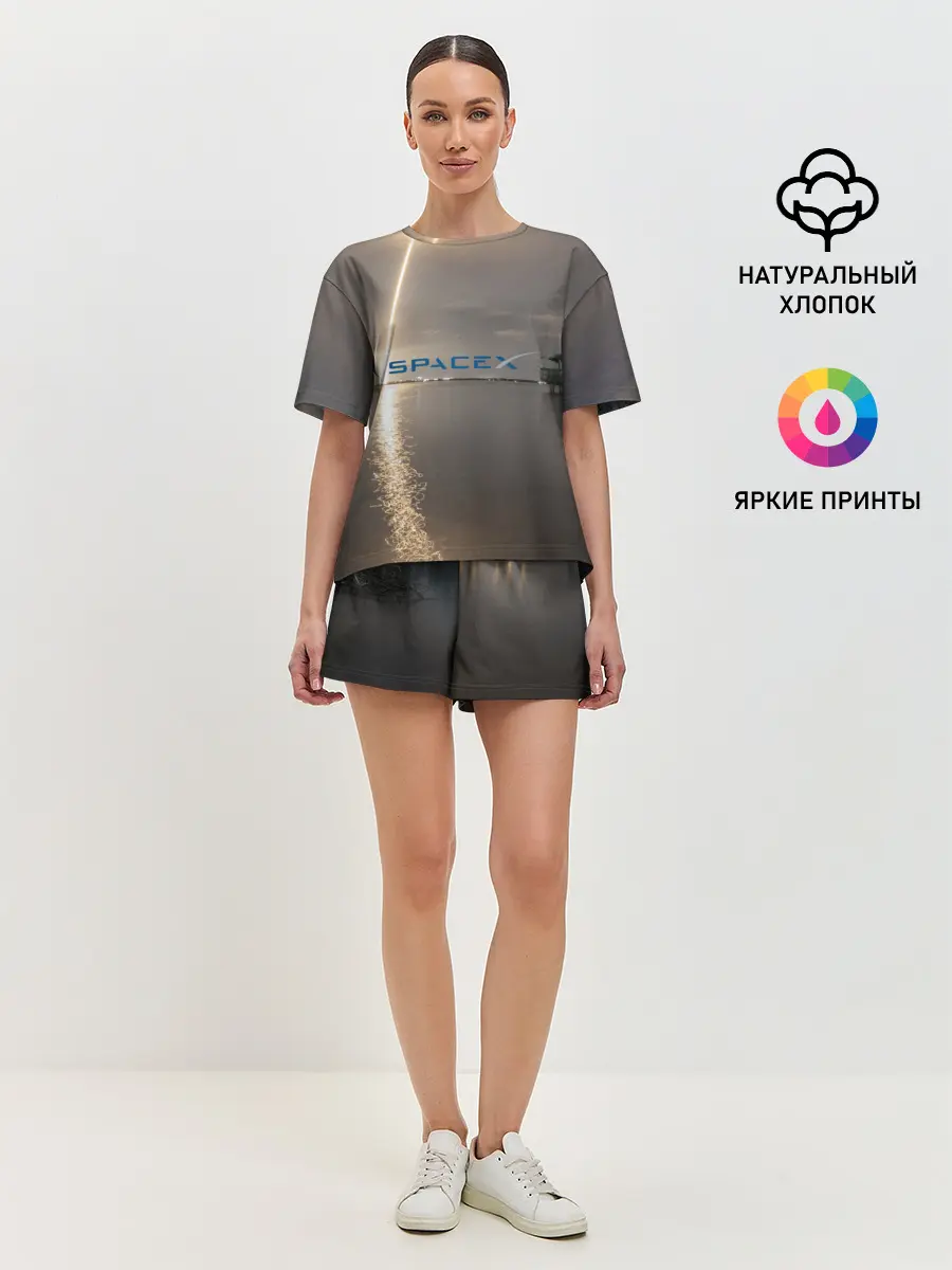 Женская пижама с шортами / SpaceX Dragon 2