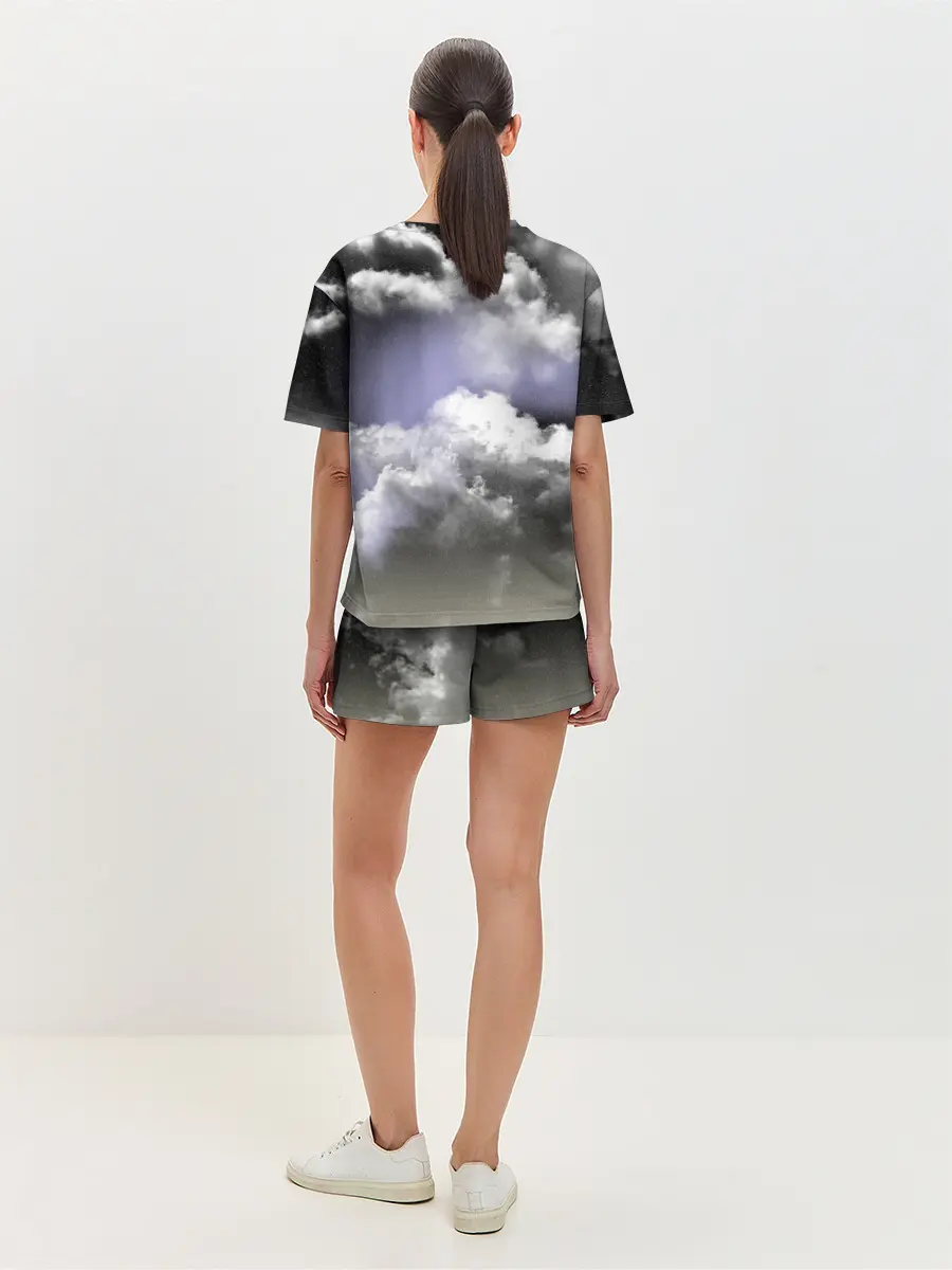 Женская пижама с шортами / Cloudy Night