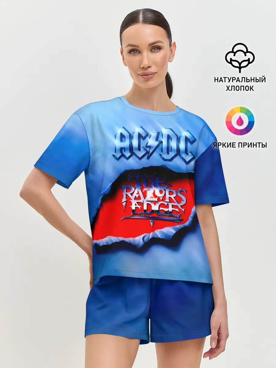 Женская пижама с шортами / AC/DC - The Razor’s Edge