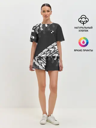 Женская пижама с шортами / БМВ | BMW TIRE TREAD